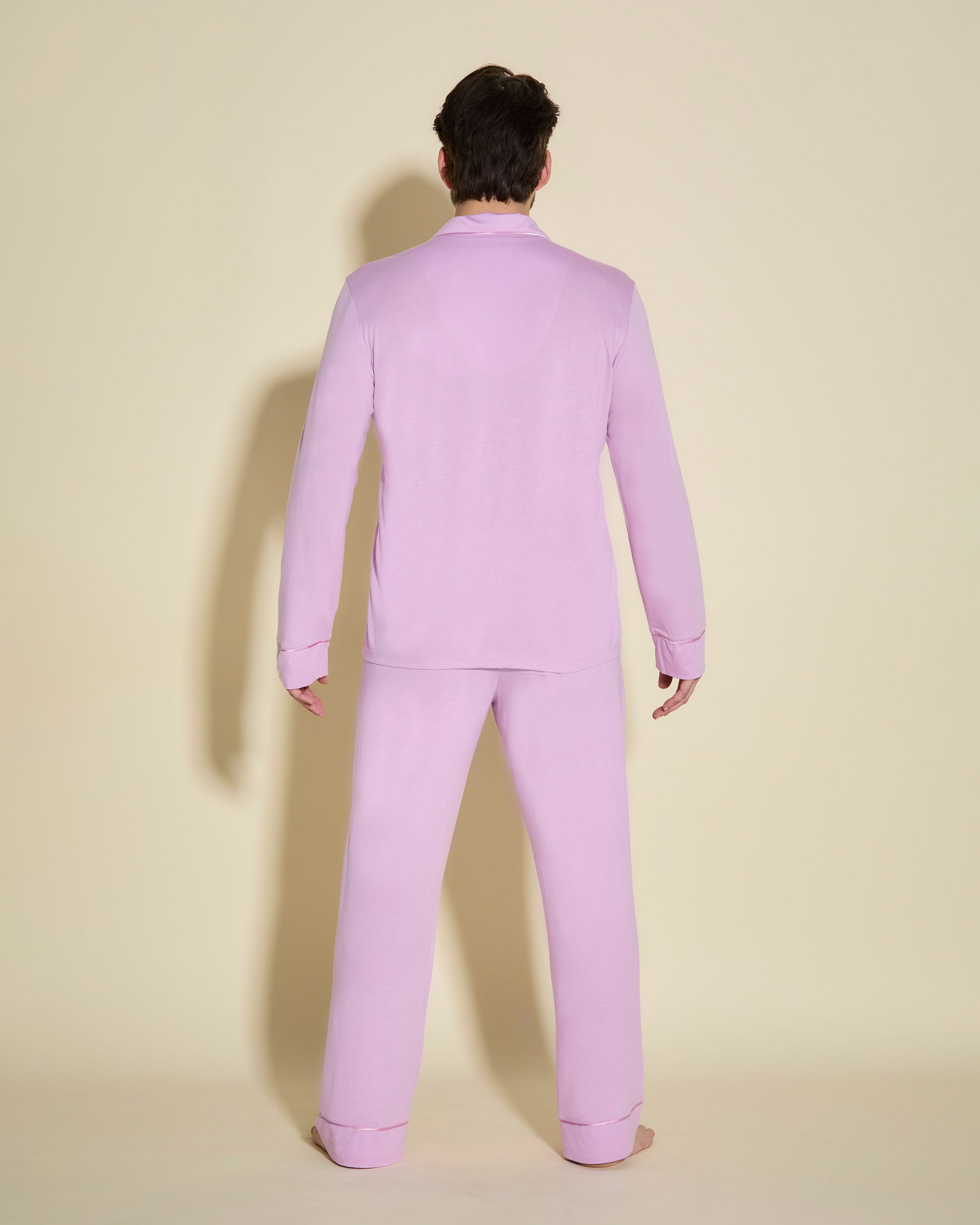 Men's Classic Long Sleeve Top & Pant Pajama Set