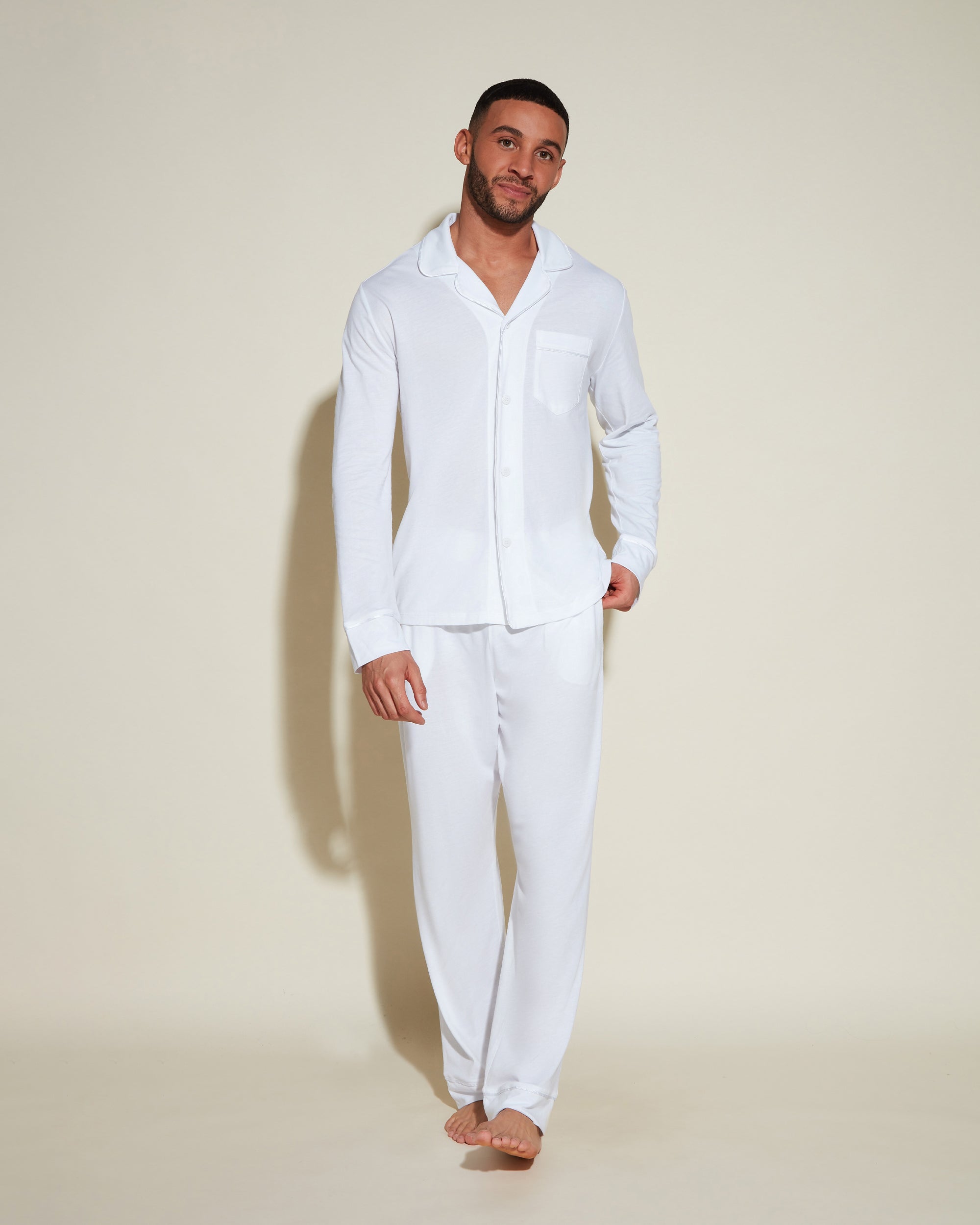 Cosabella | Bella Conjunto Pijama Para Hombre Clásico Con Camisa De Manga Larga Y Pantalones