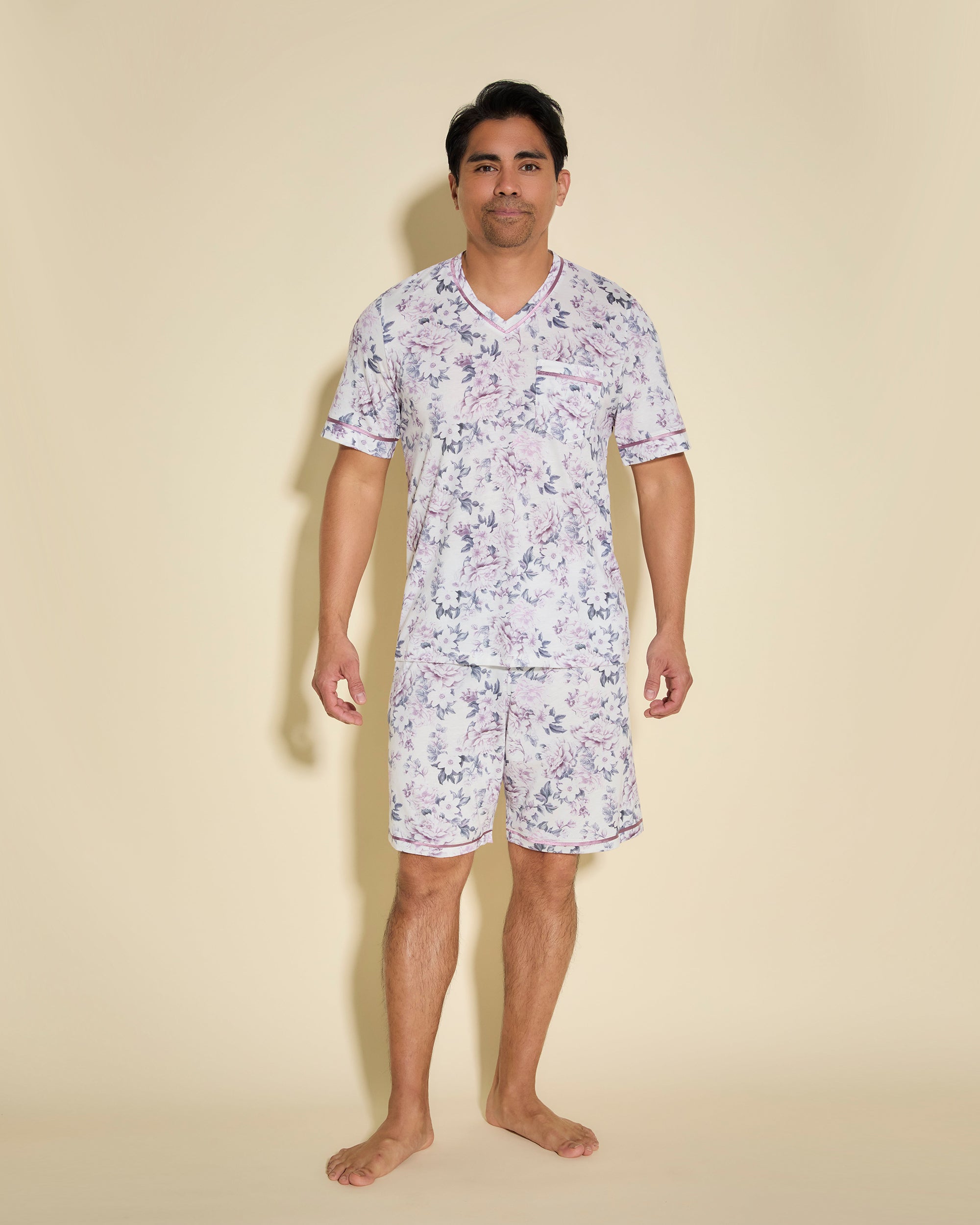 Cosabella  Bella Conjunto De Pijama Para Hombre Con Camisa De Manga Corta  Y Pantalones Cortos