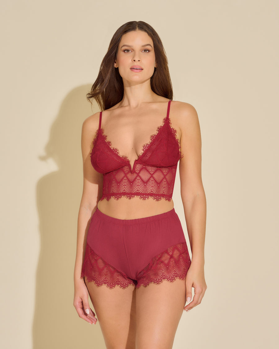 Red Set - Allure Sleep Cami & Boxer