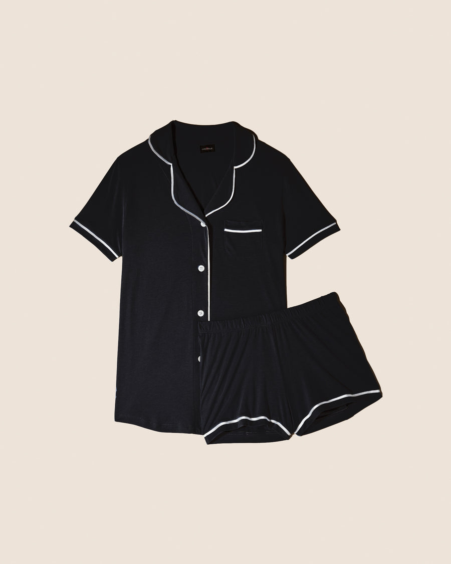 Negro Conjuntos - Bella 4 Piece Ultimate Pj Pack