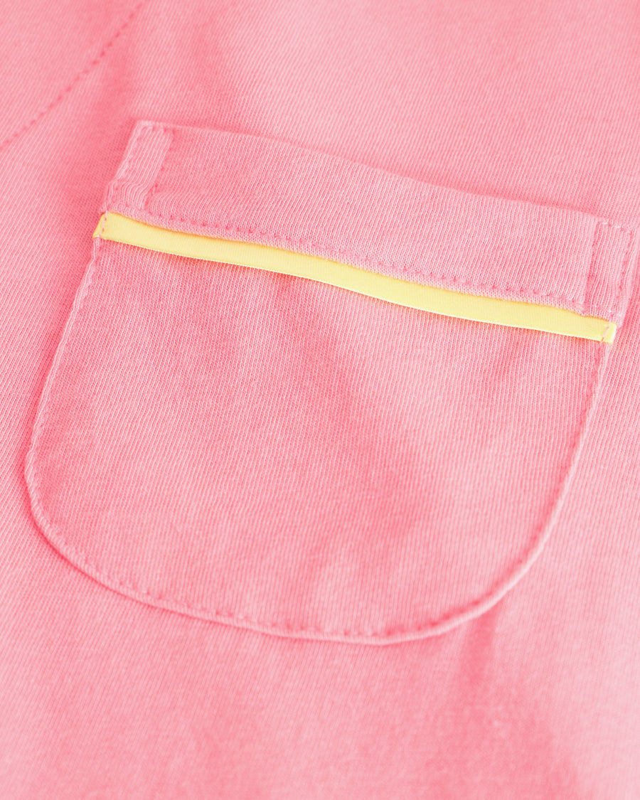 Rosa Set - Bella Pigiama Con Top A Maniche Corte E Pantaloni