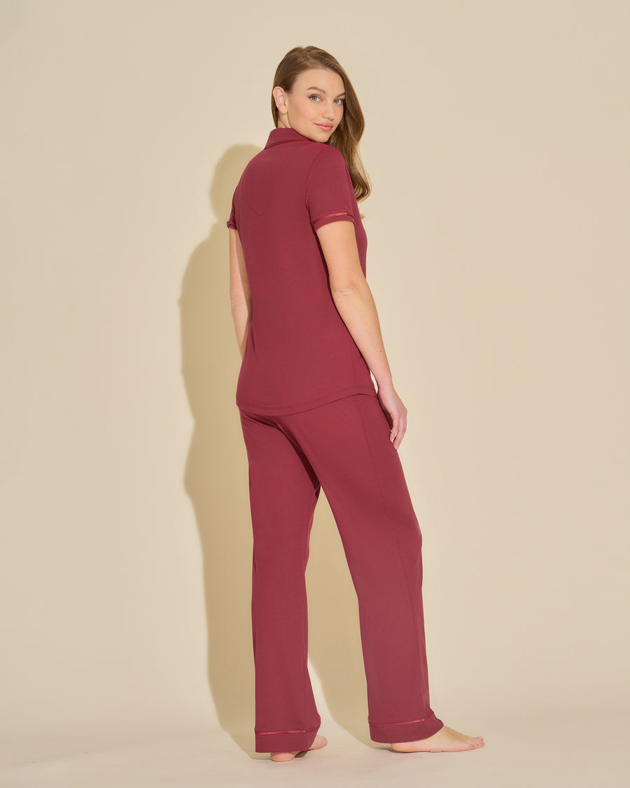 Rouge Ensemble - Bella Ensemble Pyjama Haut  À Manches Courtes Et Pantalon