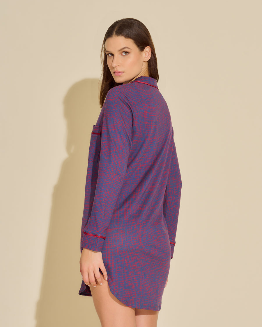 Stampa Maglie - Bella Printed Camicia Da Notte Stampata