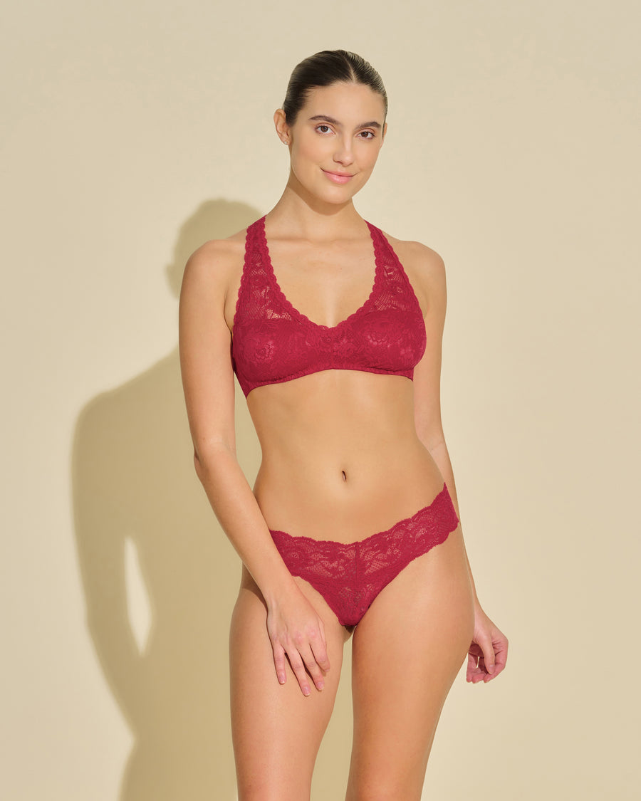 Red Thong - Never Say Never Cutie Low Rise Thong