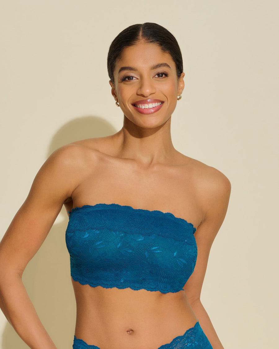 Blau Bralette - Never Say Never Curvy Flirtie Bandeau Bh