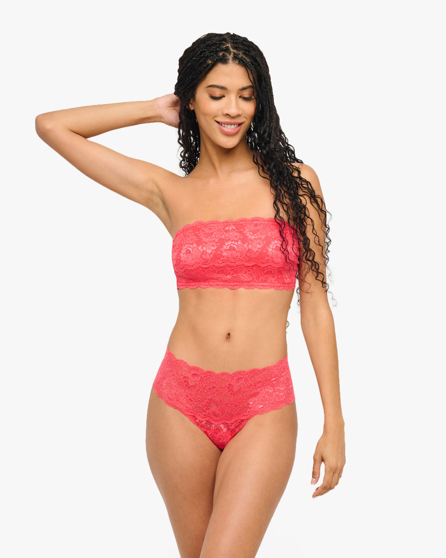Rosa Bralette - Never Say Never Reggiseno A Fascia Flirtie
