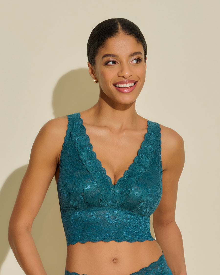 Verde Bralette - Never Say Never Bralette Curvy Plungie Longline