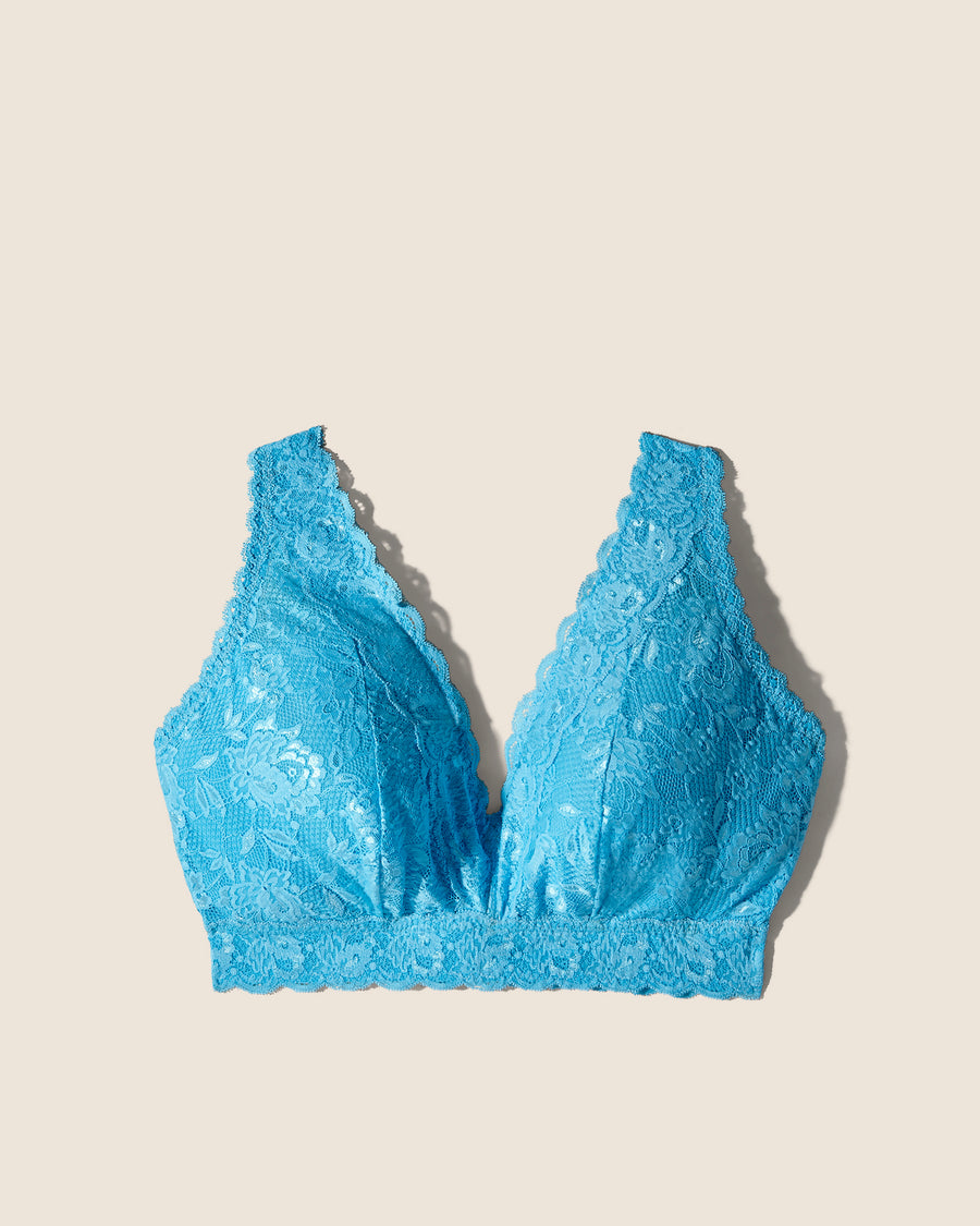 Blu Bralette - Never Say Never Bralette A Corsetto Ultra Curvy