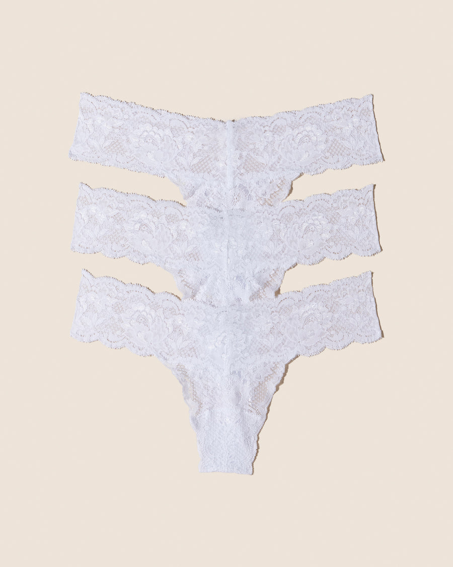 White Thong - Never Say Never Cutie Lr Thong 3 Pack