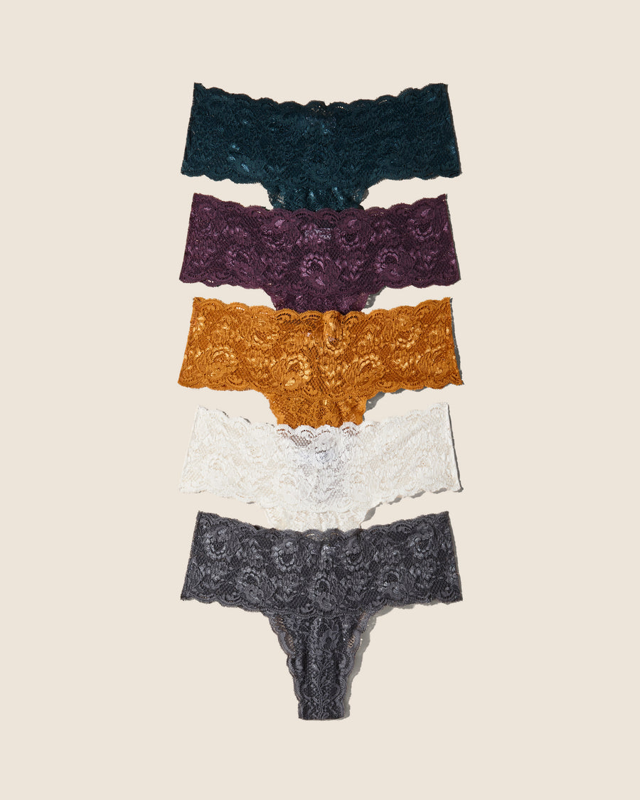 Multi Thong - Never Say Never Comfie Thong 5 Pack