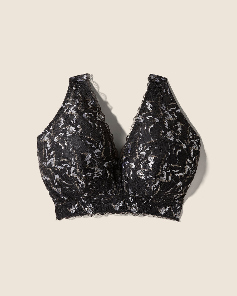 Noir Bralette - Paradiso Bralette Longue Ultra Sinueuse