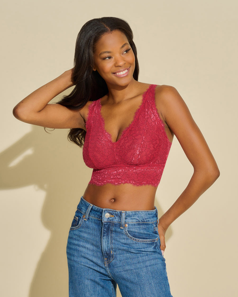 Rot Bralette - Pret A Porter Curvy Longline-Bralette