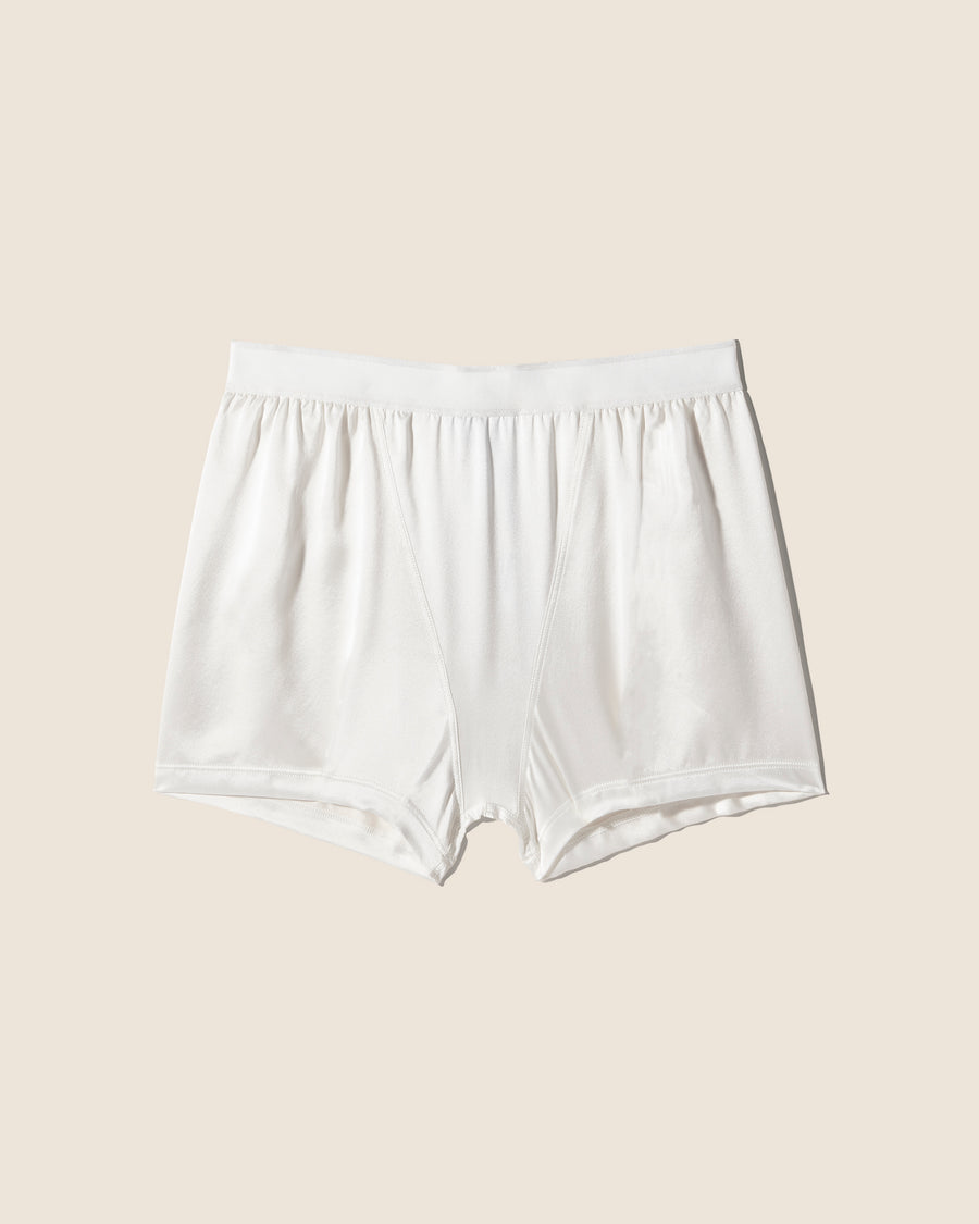 White Mens Boxer - Sanika Men's Boxer