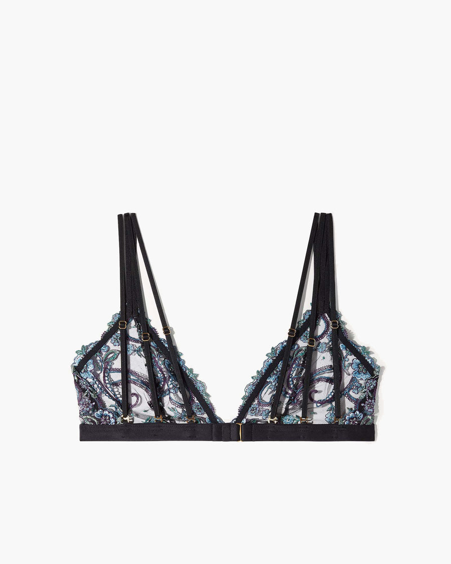 Nero Bralette - Sanika Reggiseno Triangolo Morbido