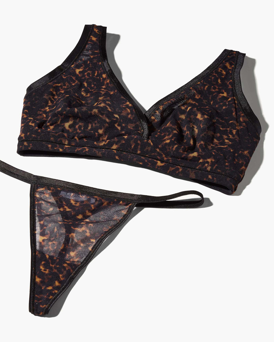 Gedruckt Bralette - Soire Confidence Printed Curvy Bralette