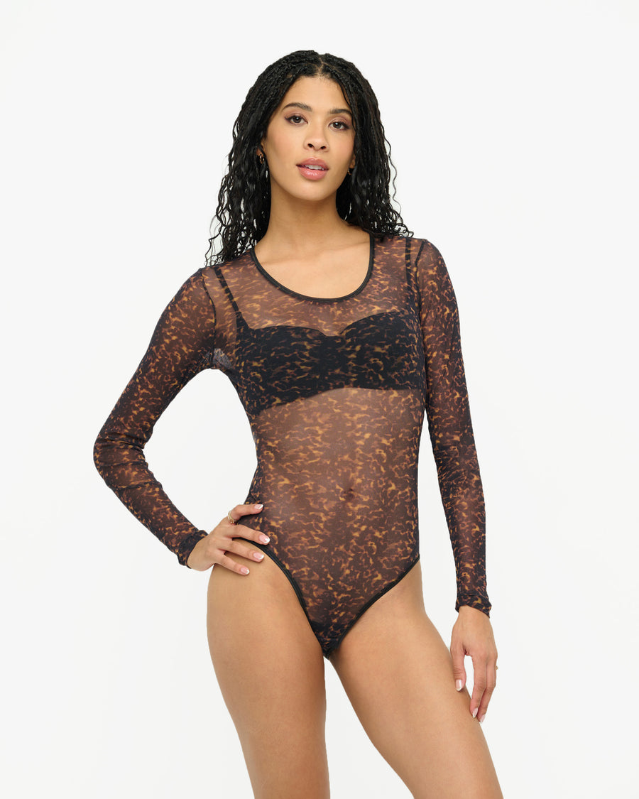 Imprimé Body - Soire Confidence Printed Body Classique À Manches Longues