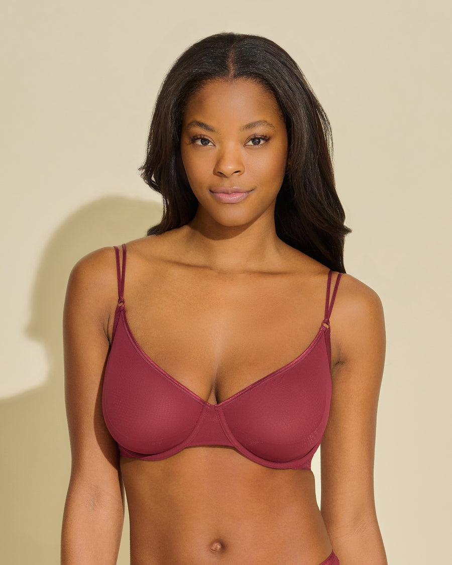 Red Bra - Soire Confidence Molded Underwire Bra