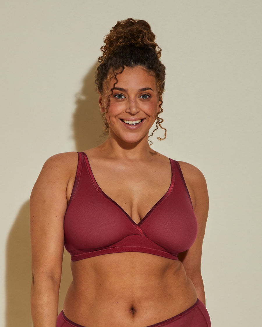 Rouge Bralette - Soire Confidence Brassière Grande Taille