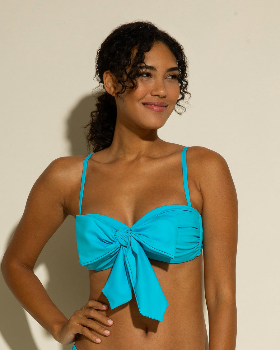 Blau Swim Tops - Vita Marina Bandeau-Oberteil