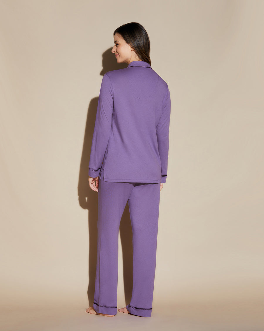 Purple Set - Bella Long Sleeve Top & Pant Pajama Set