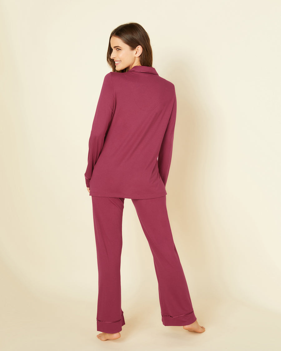 Red Set - Bella Petite Long Sleeve Top & Pant Pajamas
