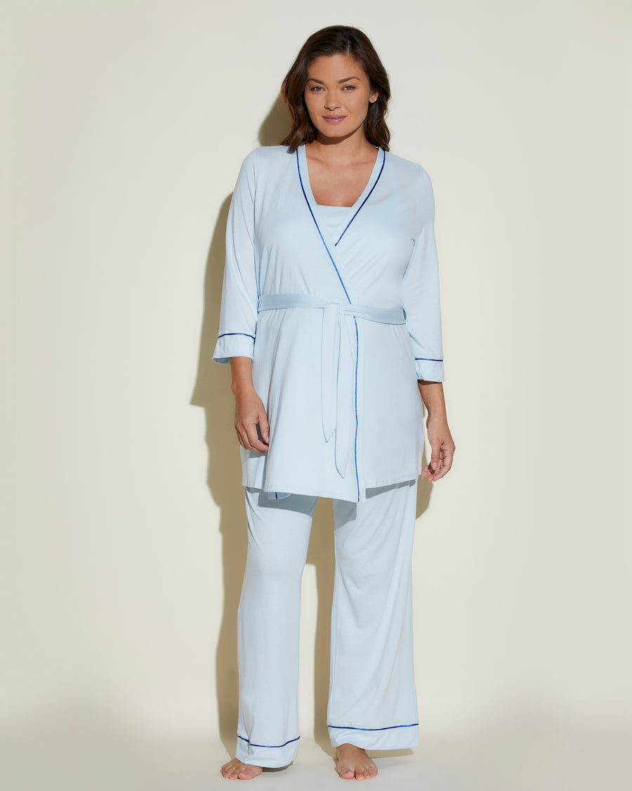 Azul Conjuntos - Bella Conjunto De Pijama De Lactancia