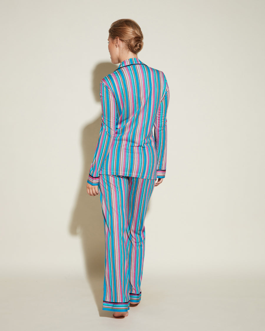 Print Set - Bella Printed Long Sleeve Top & Pant Pajama Set