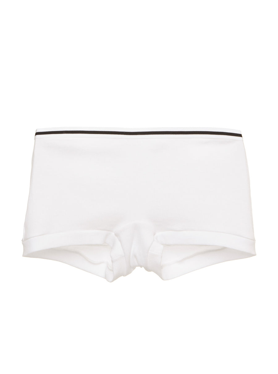 Blanc Culotte Taille Basse, Ana Shorty