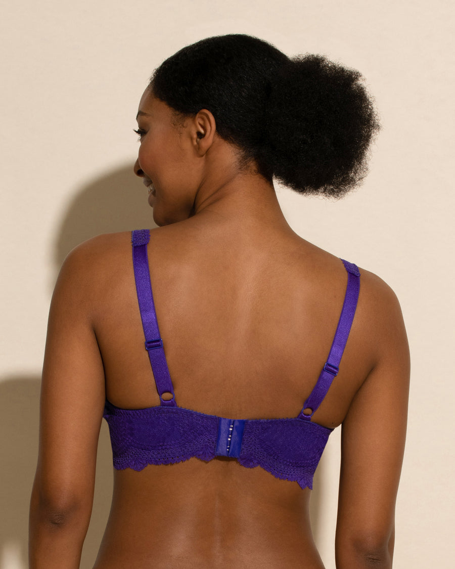 Purple Bralette - Forte Curvy Bralette