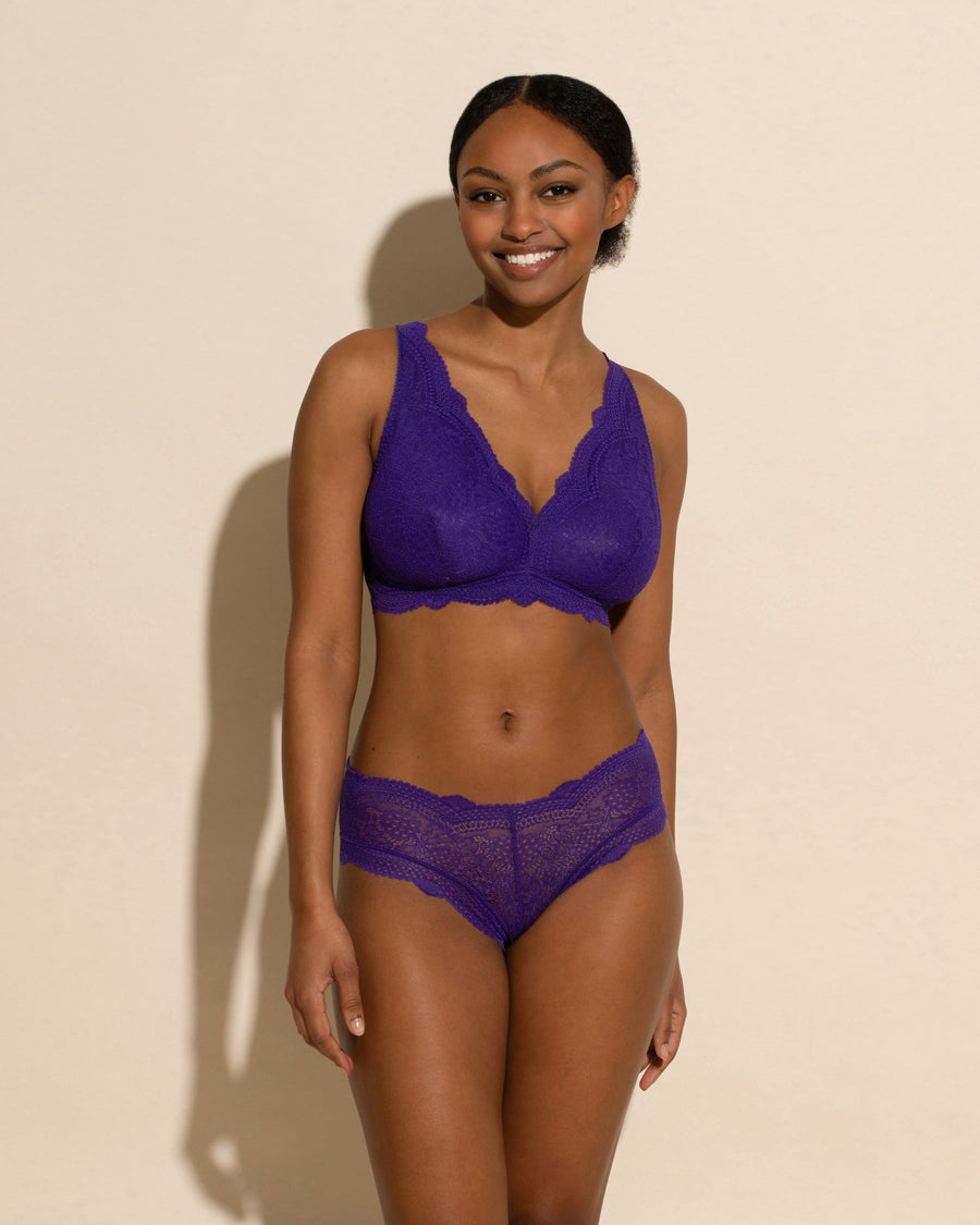 Purple Bralette - Forte Curvy Bralette