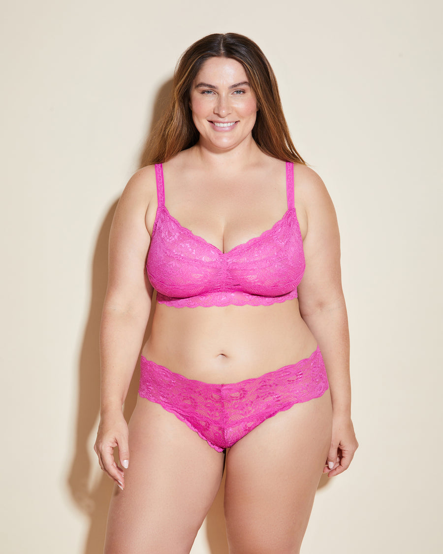 Rose String - Never Say Never String Ficelle Taille Basse Grande Taille Cutie