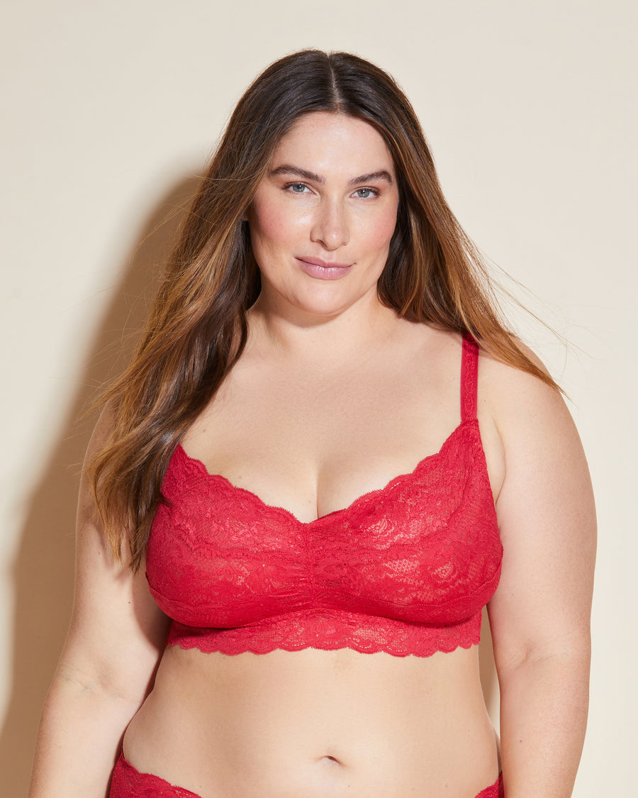Rouge Bralette - Never Say Never Brassière Sweetie - Grande Taille