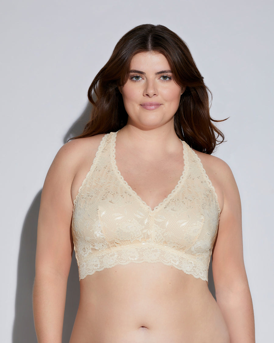 Beige Bralette - Never Say Never Racie Grandes Tailles