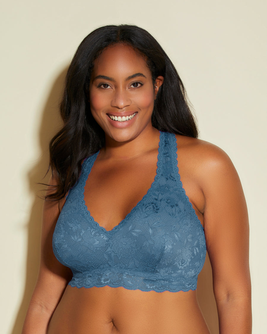 Blau Bralette - Never Say Never Extended Racie Bralette Im Racerback-Stil