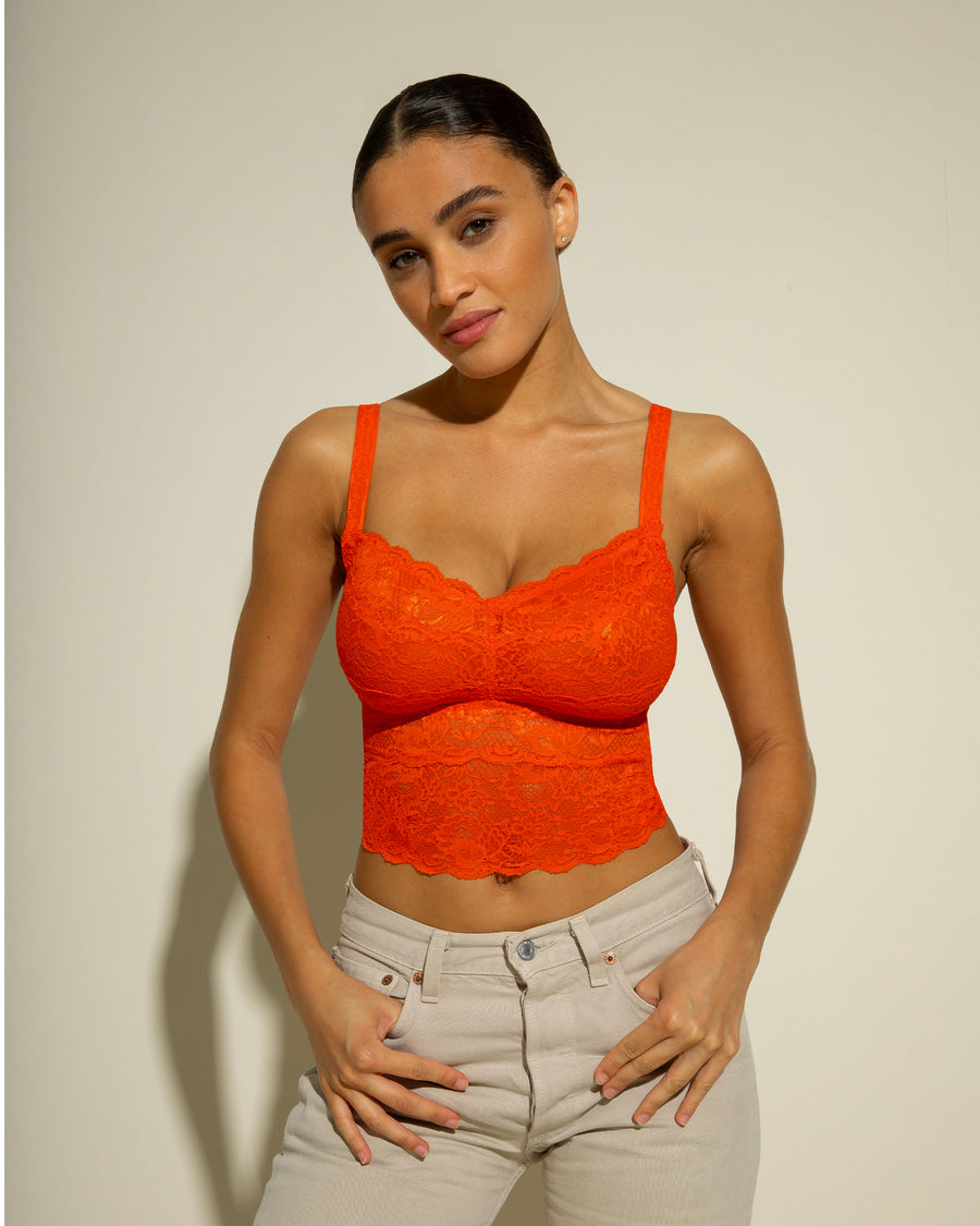 Orange Camisole - Never Say Never Curvy Shortie Cropped Cami