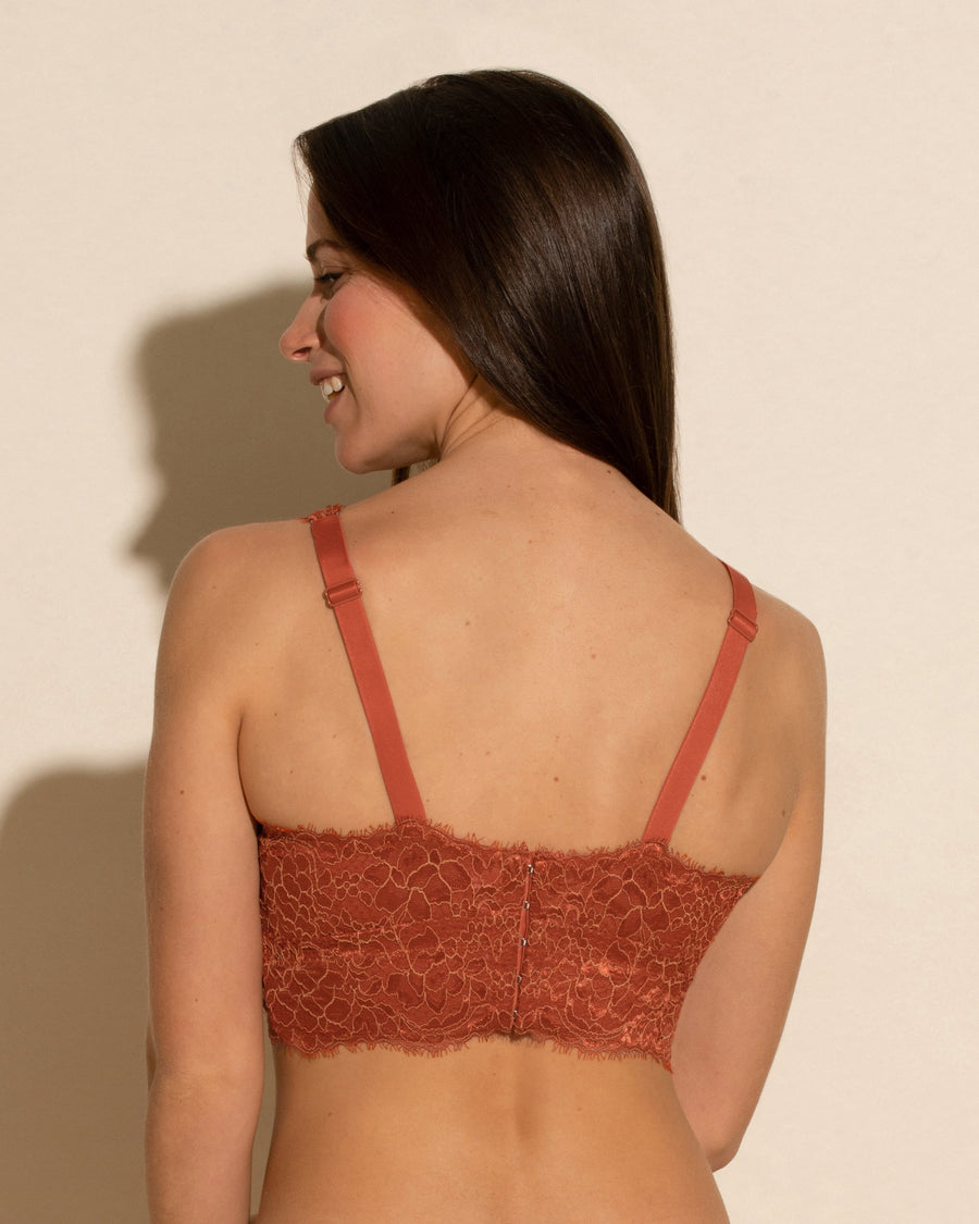 Orange Bralette - Pret A Porter Curvy Longline-Bralette