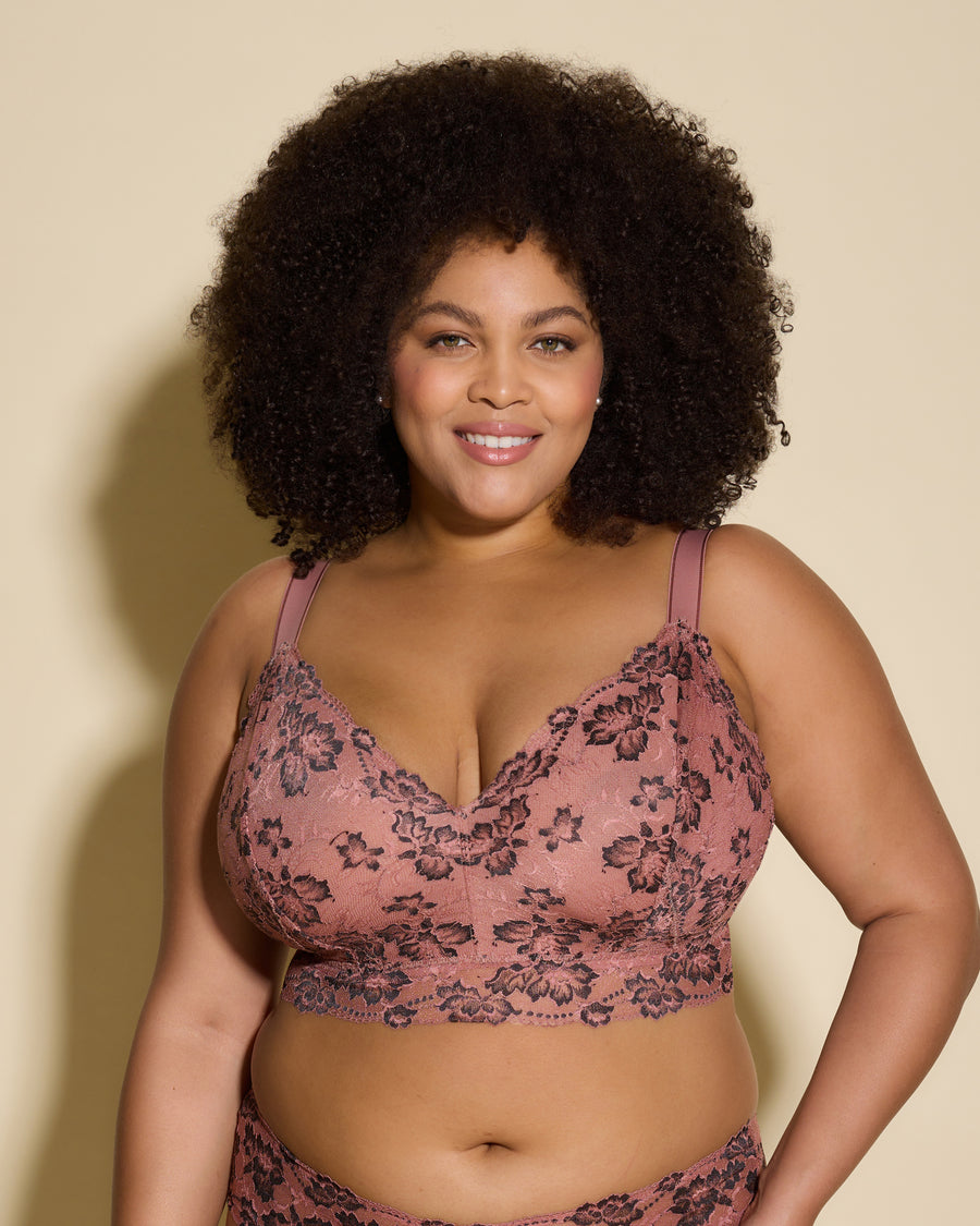 Marrone Bralette - Savona Bralette Ultra Curvy A Corpetto