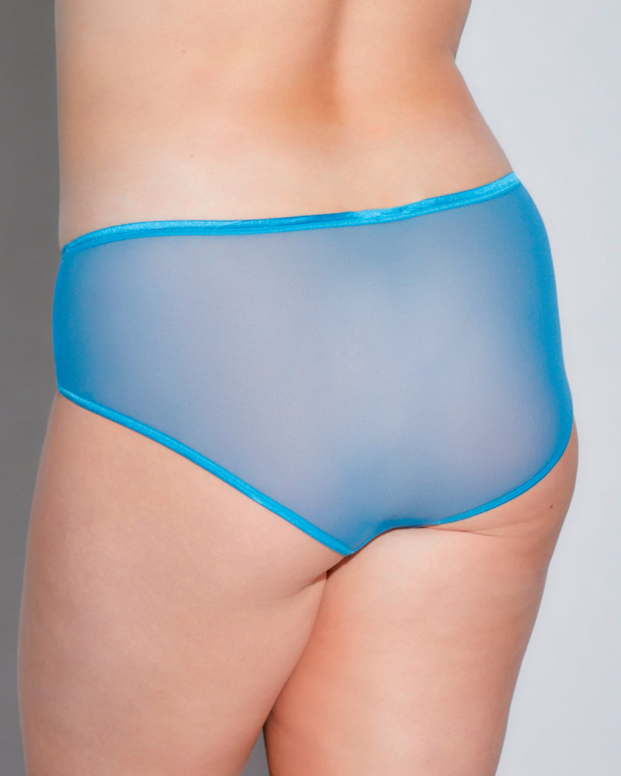 Bleue Culotte Taille Basse - Soire Confidence Shorty Taille Basse - Grande Taille