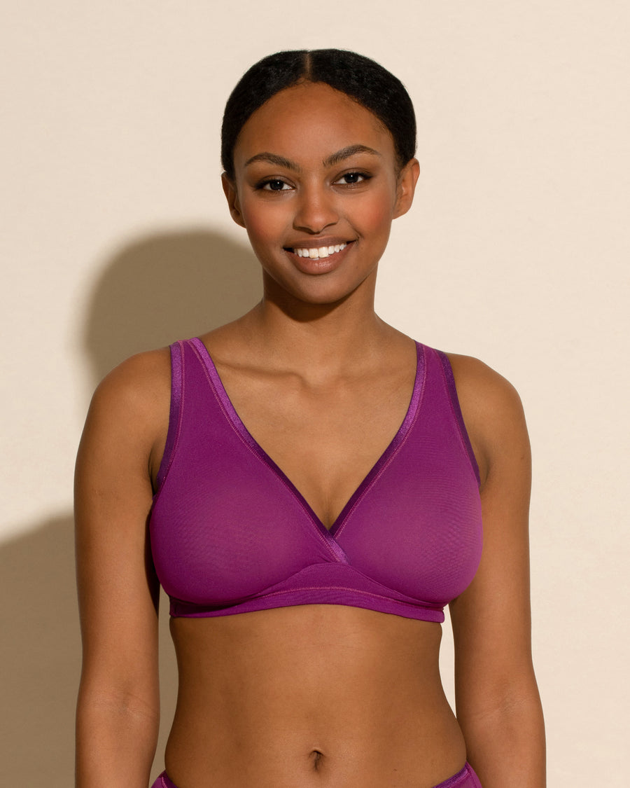 Purple Bralette - Soire Confidence Curvy Bralette