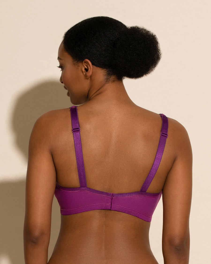 Purple Bralette - Soire Confidence Curvy Bralette