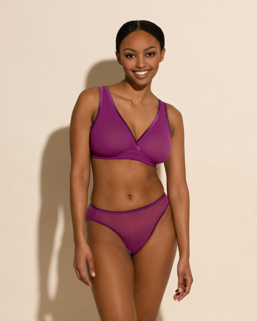 Purple Bralette - Soire Confidence Curvy Bralette