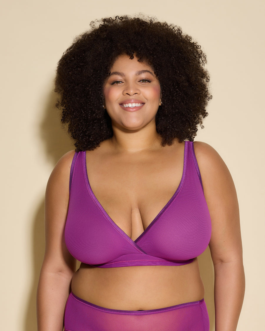 Purple Bralette - Soire Confidence Ultra Curvy Bralette