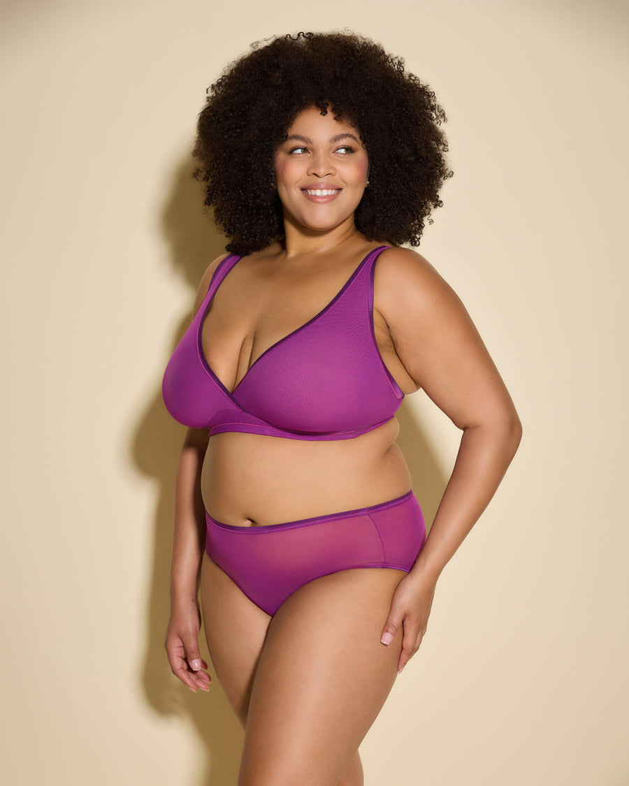 Purple Bralette - Soire Confidence Ultra Curvy Bralette